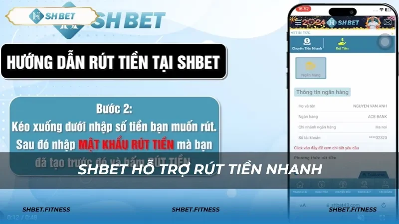 Quy định của nhà cái SHBET về rút tiền