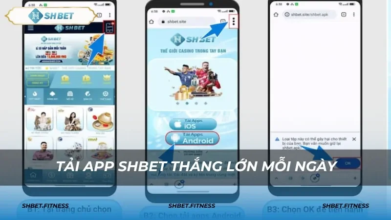 Cách tải app SHBET trên điện thoại Android và iOS